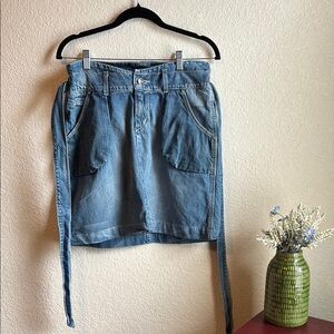 Wrangler Blue Denim Mini Skirt